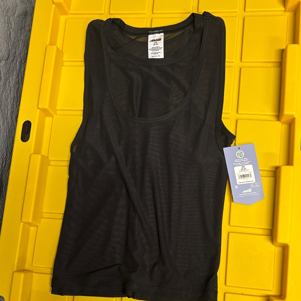 Avia Black Performance Tank Top,New size XS 0-2